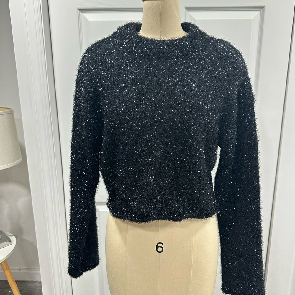 H&M Black Sparkle Women's Sweater